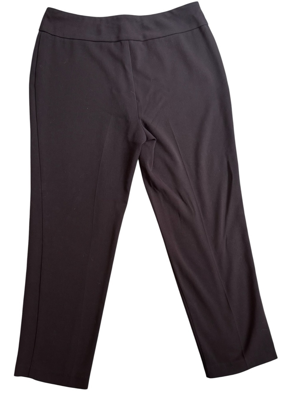 Investments Petites Brown Pull-On Stretch Ankle Dress Pants Size 8P